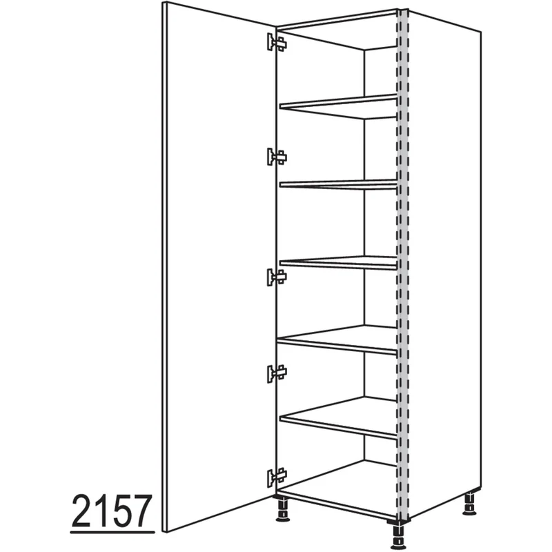 nobilia Geschirr-/ Vorratsschrank NHSF40-3 40 cm