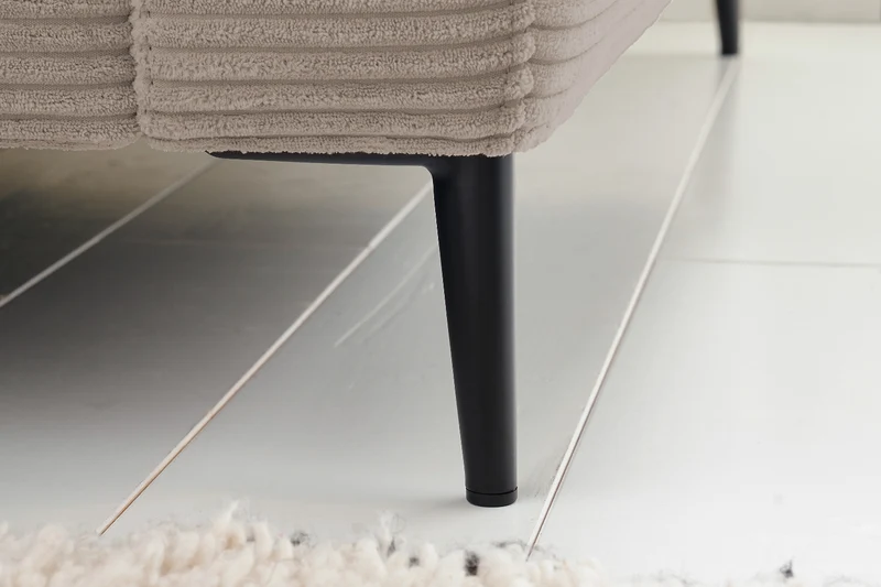 KAWOLA Ecksofa CARA Sofa Cord taupe