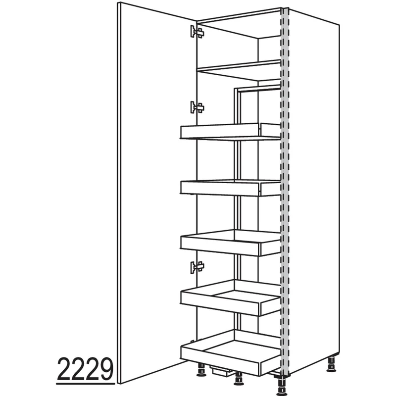 nobilia XL-Vorratsschrank Cargo NHSCF50-3X 50 cm