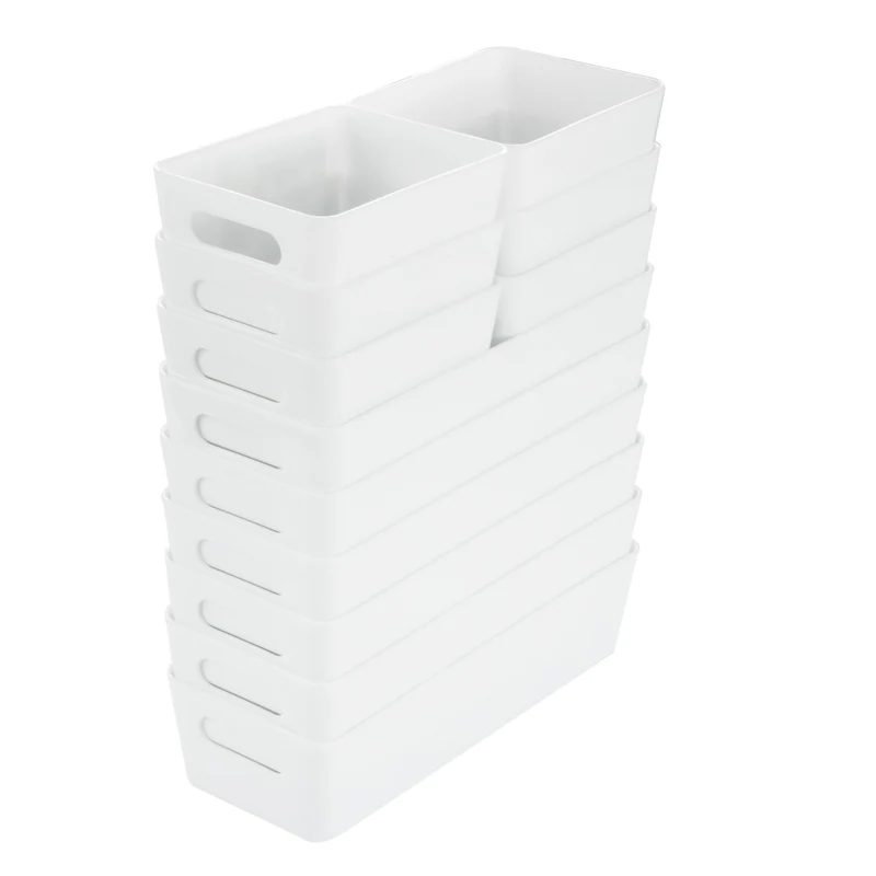 Schubladen Organizer - 12 Teile - 60x40x6 cm - 2 Größen - Aufbewahrungsbox - OrdnungssystemOrganizer