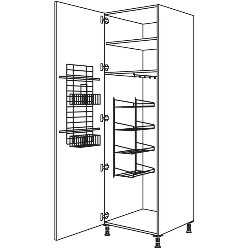 nobilia XL-Besen-/ Geräteschrank HBF40-3X 40 cm