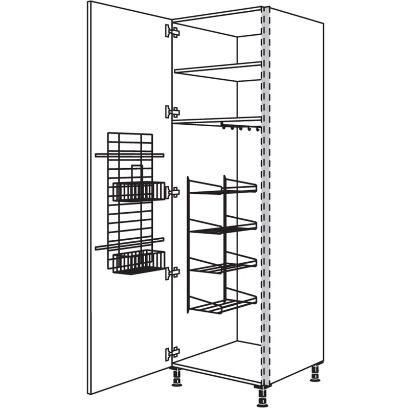 nobilia Besen-/ Geräteschrank NHSBF50-3 50 cm