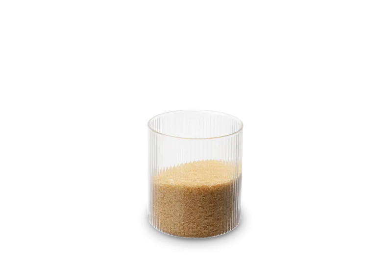 WEIS - Vorratsdose aus Borosilikatglas gerillt 600ml