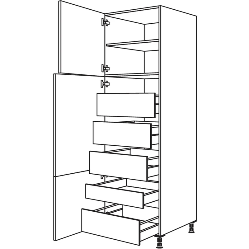 nobilia Hochschrank HI40-3 40 cm