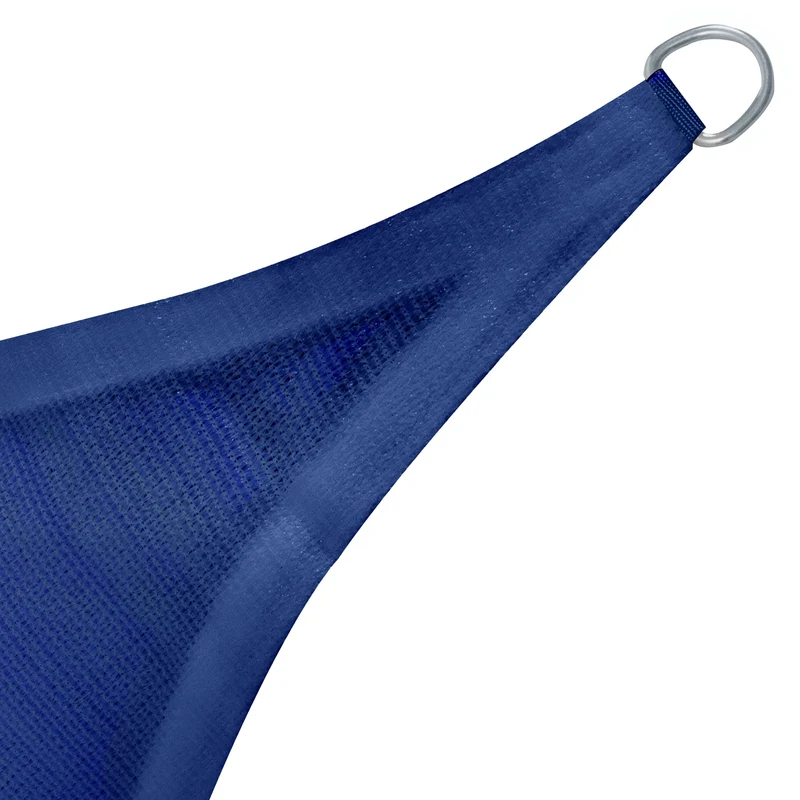 Sonnensegel 3x4 rechteckig - blau - Sonnenschutz atmungsaktiv - UV-Schutz Garten Terasse Camping