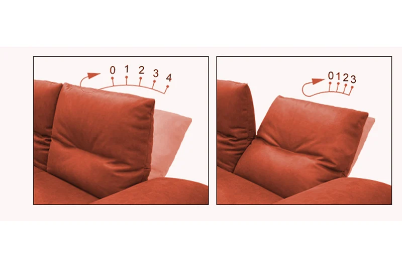 KAWOLA Sofa FENICE Ecksofa Leder burgunderrot