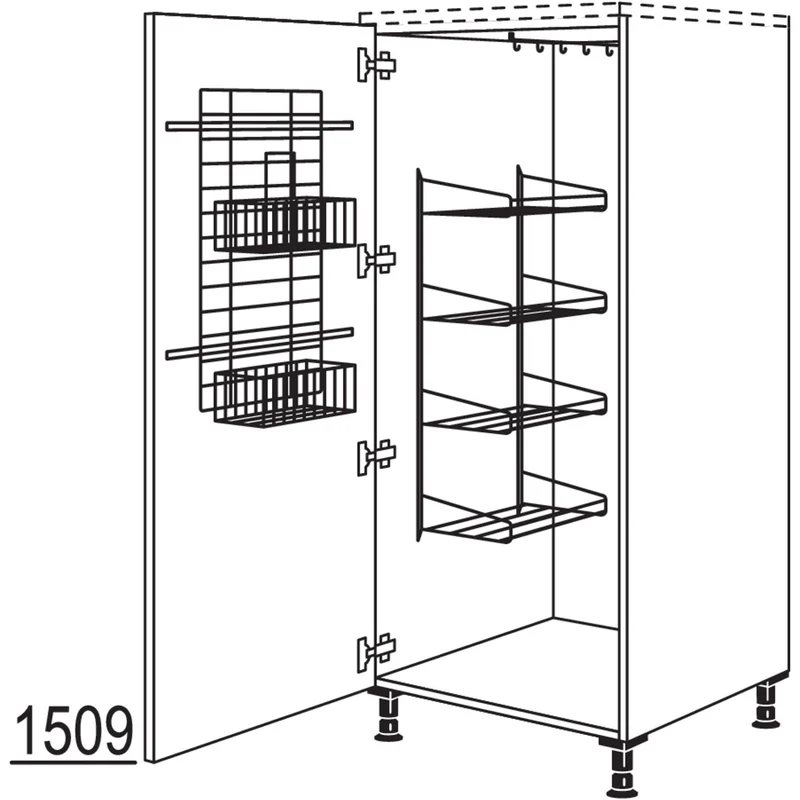 nobilia Besen-/ Geräteschrank HBF50 50 cm