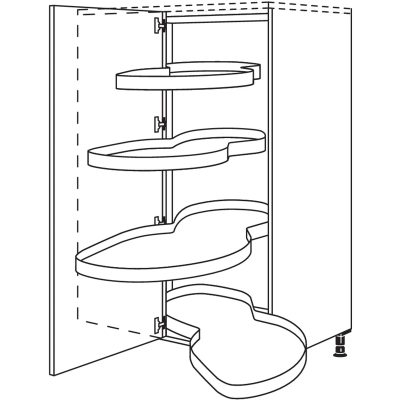 nobilia Eck-Highboard HESAF100-50