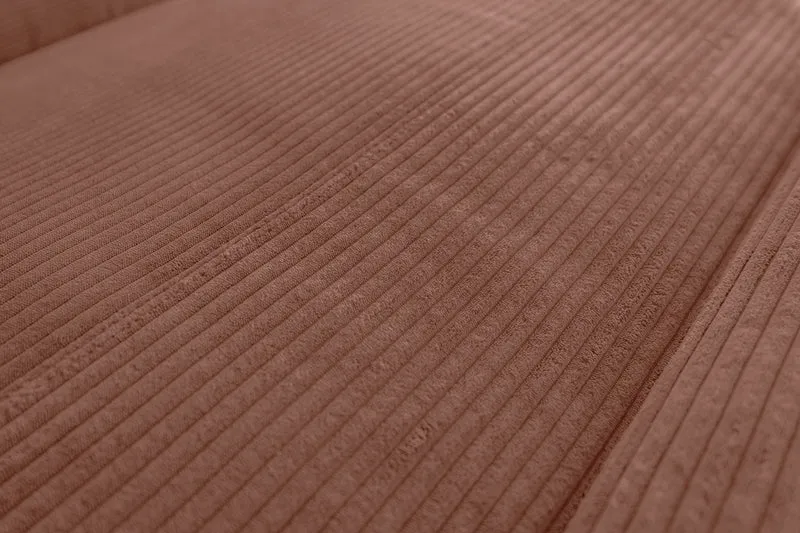 KAWOLA Sofa LAISKA Ecksofa Cord rost