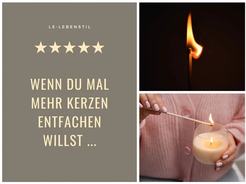 XL 120 Streichhölzer 2er-Set 10cm lang Köcher Zündhölzer Weihnachten