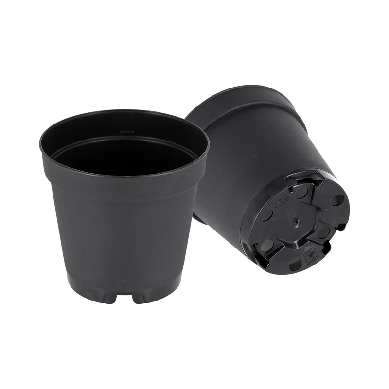 GREEN24 100 Runde Mini Pflanztöpfe Ø 5,5 cm Anzuchttöpfe Pflanztöpfe Blumentöpfe Saattöpfe runde Töpfe (100 Stück)