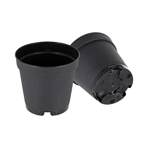 GREEN24 100 Runde Mini Pflanztöpfe Ø 5,5 cm Anzuchttöpfe Pflanztöpfe Blumentöpfe Saattöpfe runde Töpfe (100 Stück)