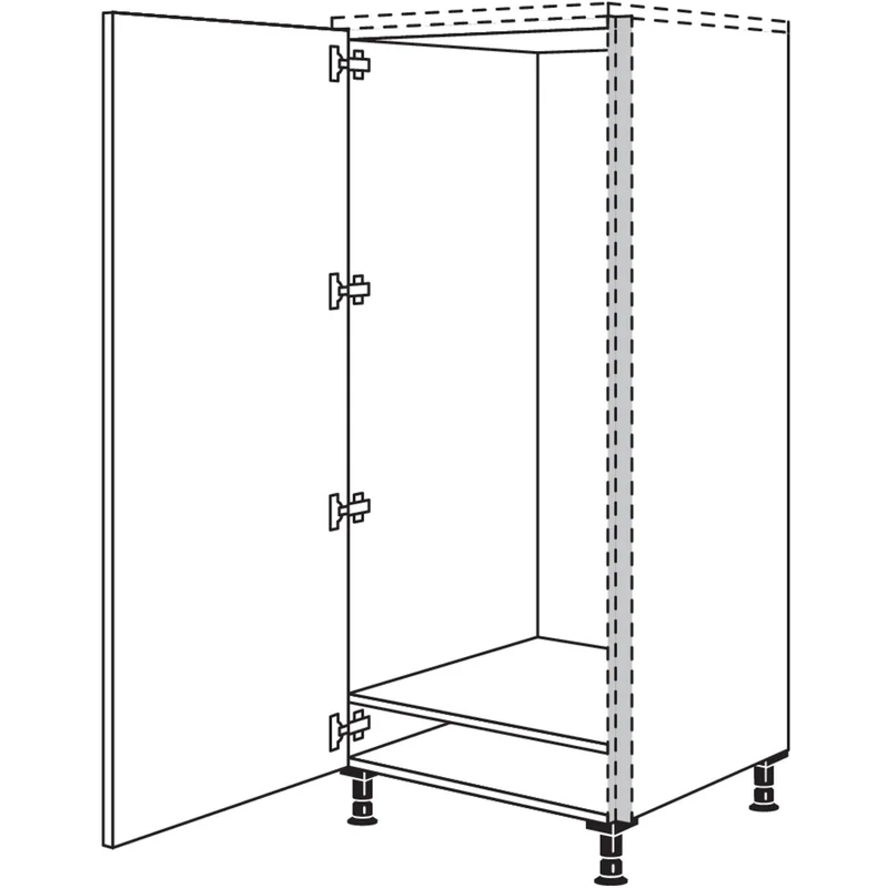 nobilia XL-Geräte-Umbau Kühlautomat NGSF140-X 60 cm