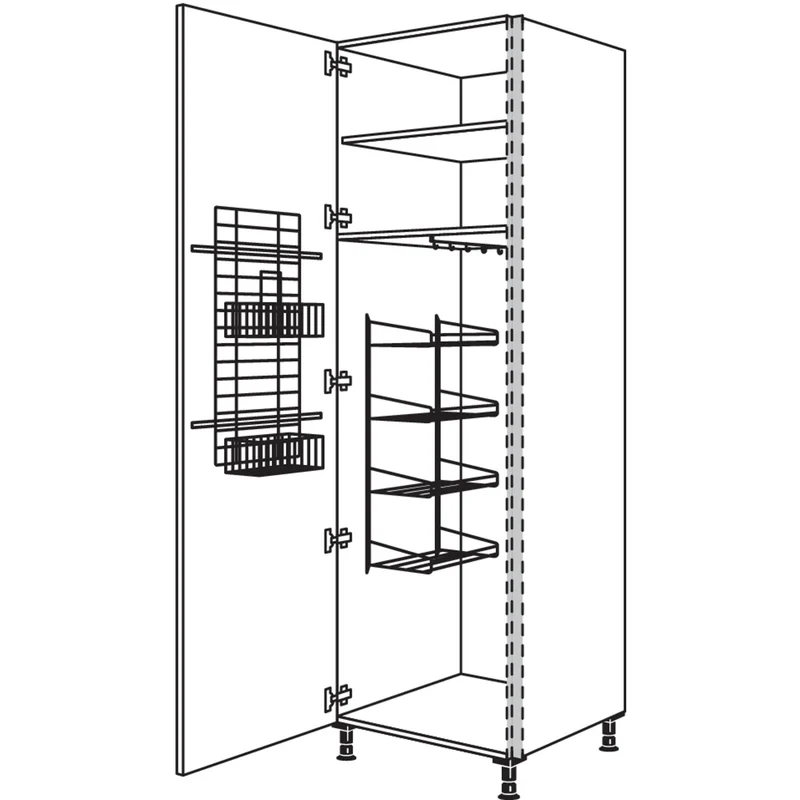 nobilia XL-Besen-/ Geräteschrank NHSBF40-3X 40 cm