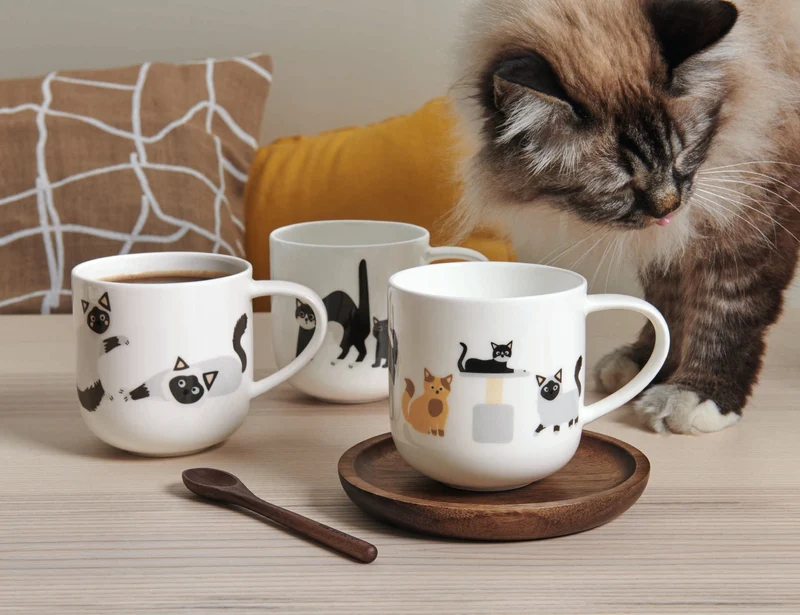 Asa, Henkelbecher Cats, Inhalt 0,4l