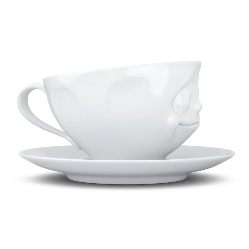 Kaffee-Tasse "glücklich"