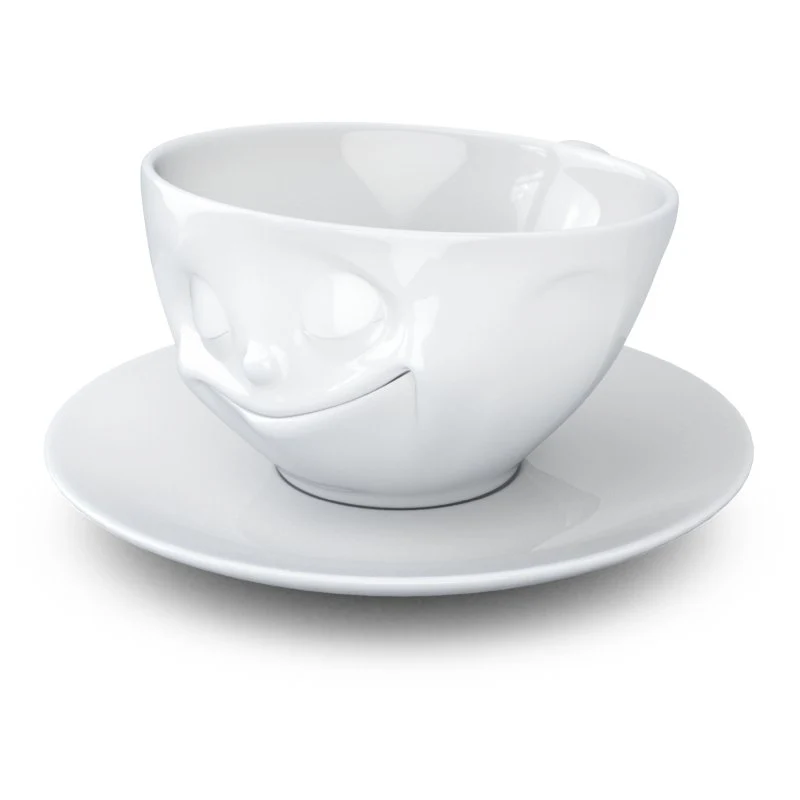 Kaffee-Tasse "glücklich"