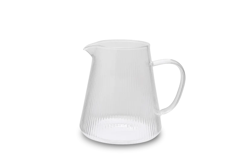 WEIS - Teekanne aus Borosilikatglas gerillt mit Teefilter