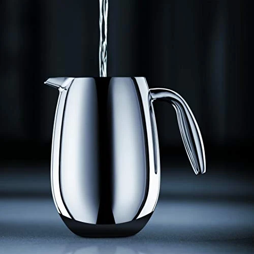 Bodum Doppelwandiger French Press Columbia - 1L / 8 Tassen - Edelstahl Matt - Spülmaschinenfest Kaffeebereiter
