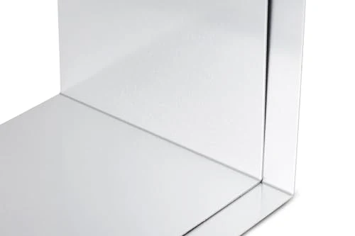 MAUL Buchstütze Aluminium Silber 2er Set Kratzfest glänzend