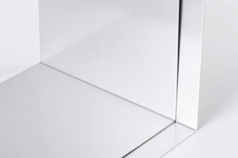 MAUL Buchstütze Aluminium Silber 2er Set Kratzfest glänzend