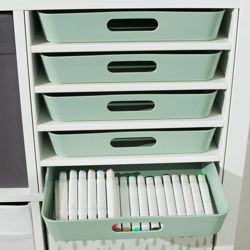Ordnungsbox 30x30x5 cm Ordnungskorb Regalorganizer Wandregal Aufbewahrungsbox