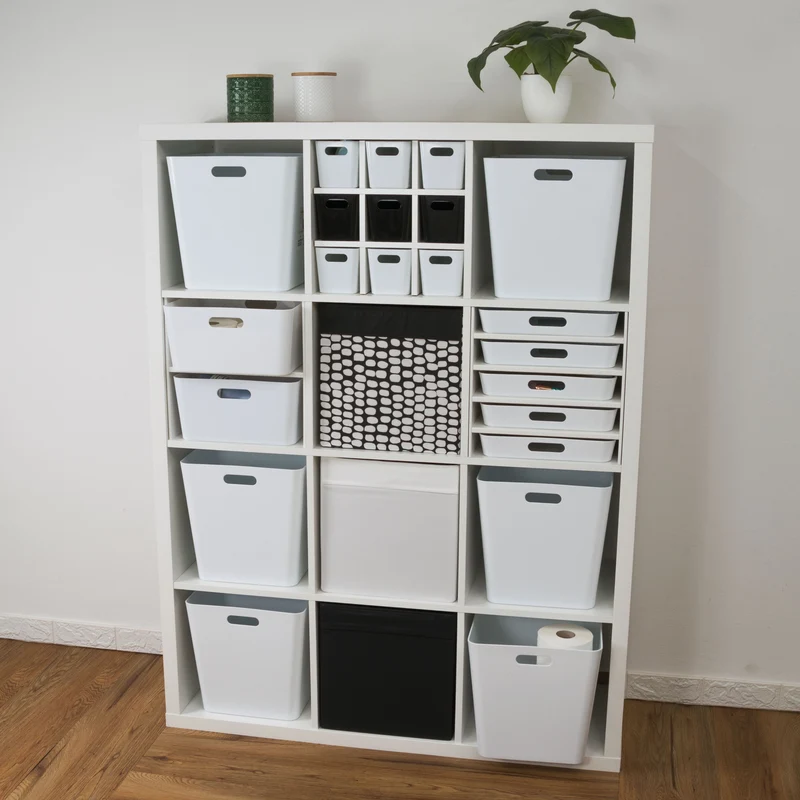 Ordnungsbox - 30x30x15 cm - Ordnungskorb - Regalorganizer - Wandregal Box für Würfelregal Ordnungssytem
