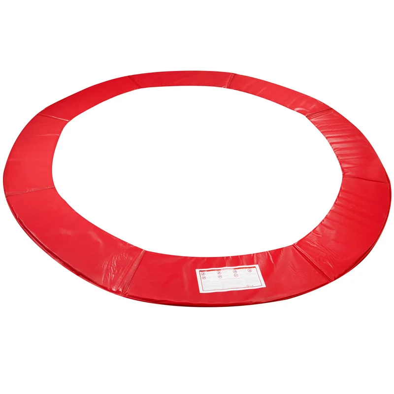Trampolin Randabdeckung für D-457 cm Trampoline rot Federabdeckung Randschutz Federabdeckung gepolstert - weicher Fallschutz - wasserfest - UV-stabil