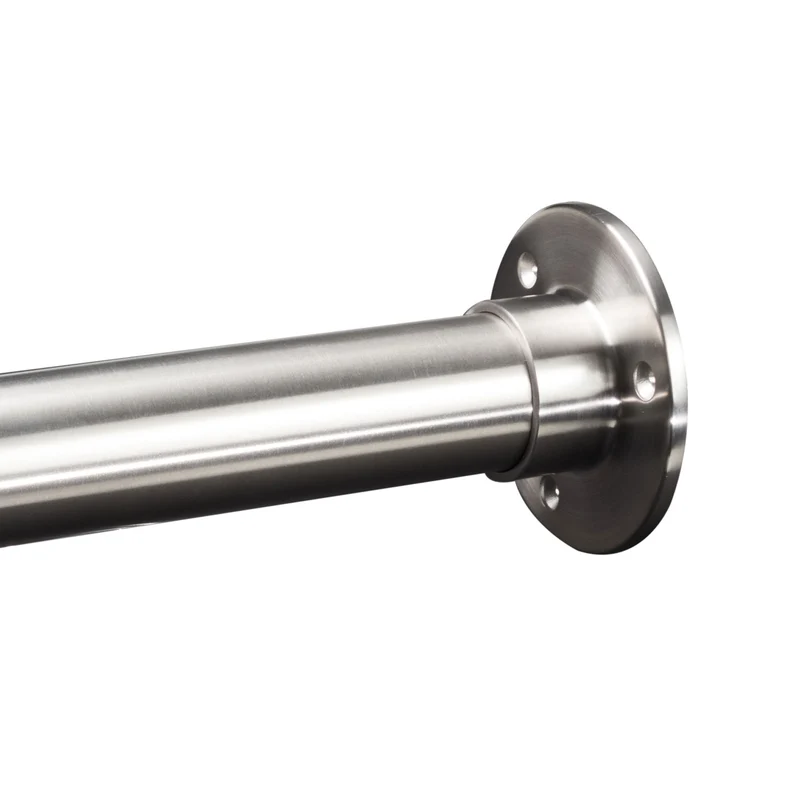 Edelstahl Flansch für 42,4 mm Rohre - V2A Fitting für Geländer Handlauf Balkon gebürstet