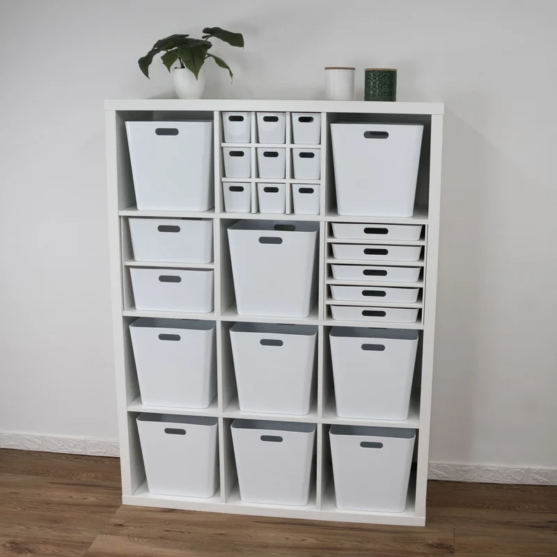 Ordnungsbox - 30x10x10cm - 2 Liter - Schubladenorganizer - Ordnungskorb Schublade - Organizerbox - Ordnungssystem Kunststoff