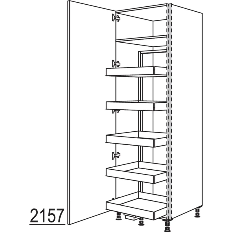 nobilia XL-Vorratsschrank Cargo NHSCF50-2X 50 cm