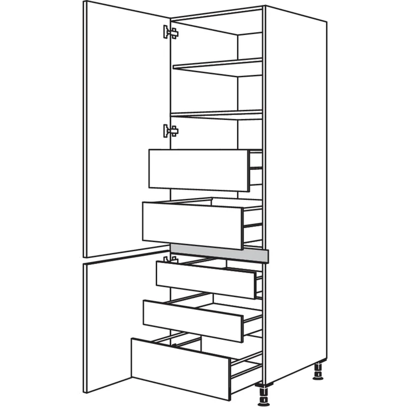nobilia Hochschrank NHI50-2 50 cm