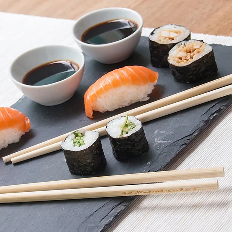Schieferplatte 30x20cm Servierplatte Schieferteller Tischset Sushi Deko