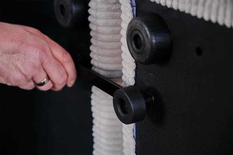 KAWOLA Modulsofa WIOLO SOFT 6 Module 6 Rückenkissen Cord hellgrau