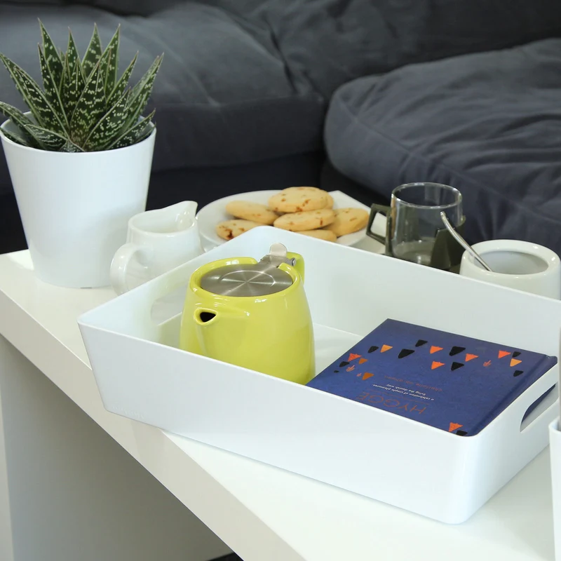 Ordnungsbox - DINA4 - 35x26x8cm - 6 Liter - Ordnungskorb - Schubladenorganizer Organizerbox - Ordnungssystem - Aufbewahrung