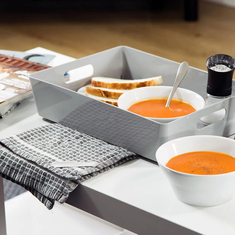Ordnungsbox - DINA4 - 35x26x8cm - 6 Liter - Ordnungskorb - Schubladenorganizer Organizerbox - Ordnungssystem - Aufbewahrung
