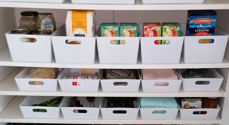 Organizerbox - DINA5 - 25x17x6cm - Ordnungssystem Schubladenorganizer Aufbewahrungskorb
