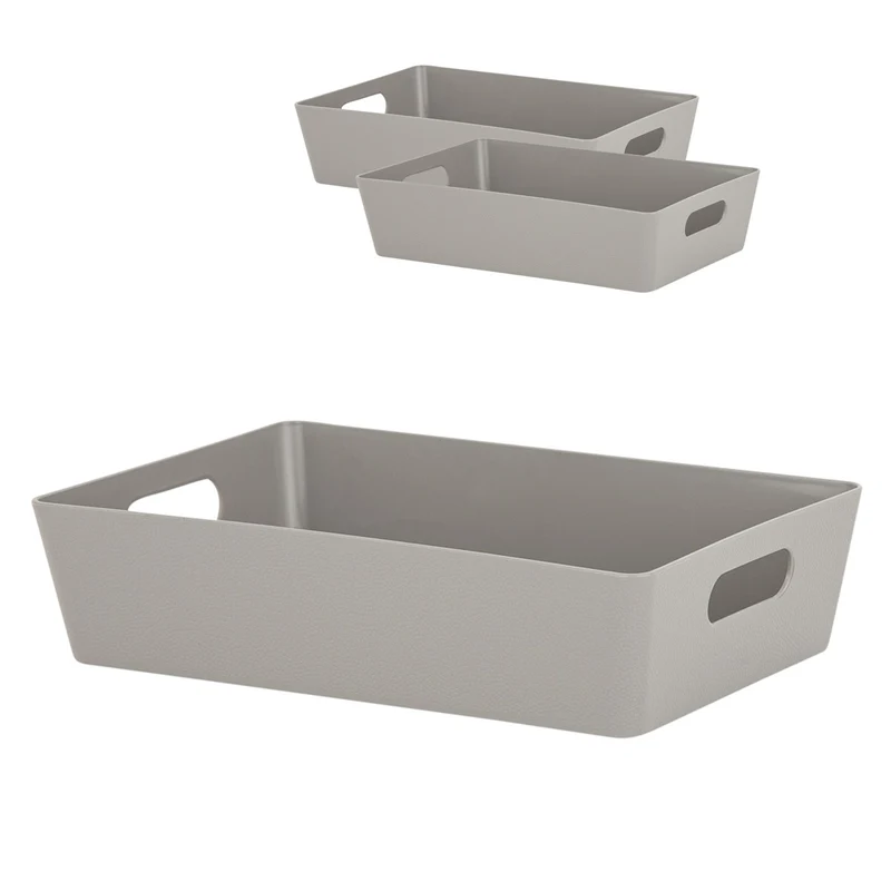 Organizerbox - DINA5 - 25x17x6cm - Ordnungssystem Schubladenorganizer Aufbewahrungskorb