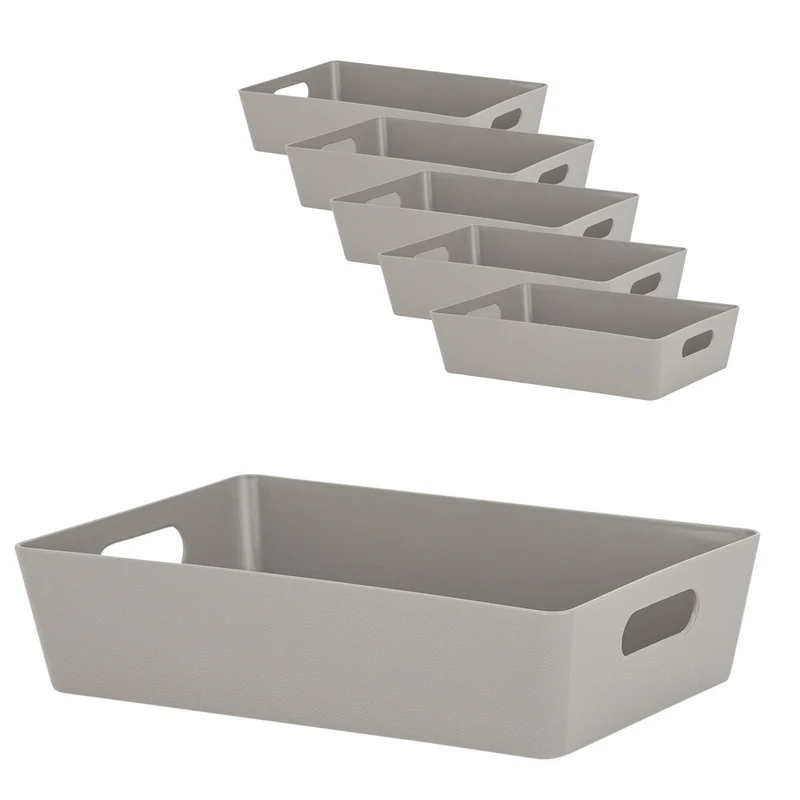 Organizerbox - DINA5 - 25x17x6cm - Ordnungssystem Schubladenorganizer Aufbewahrungskorb
