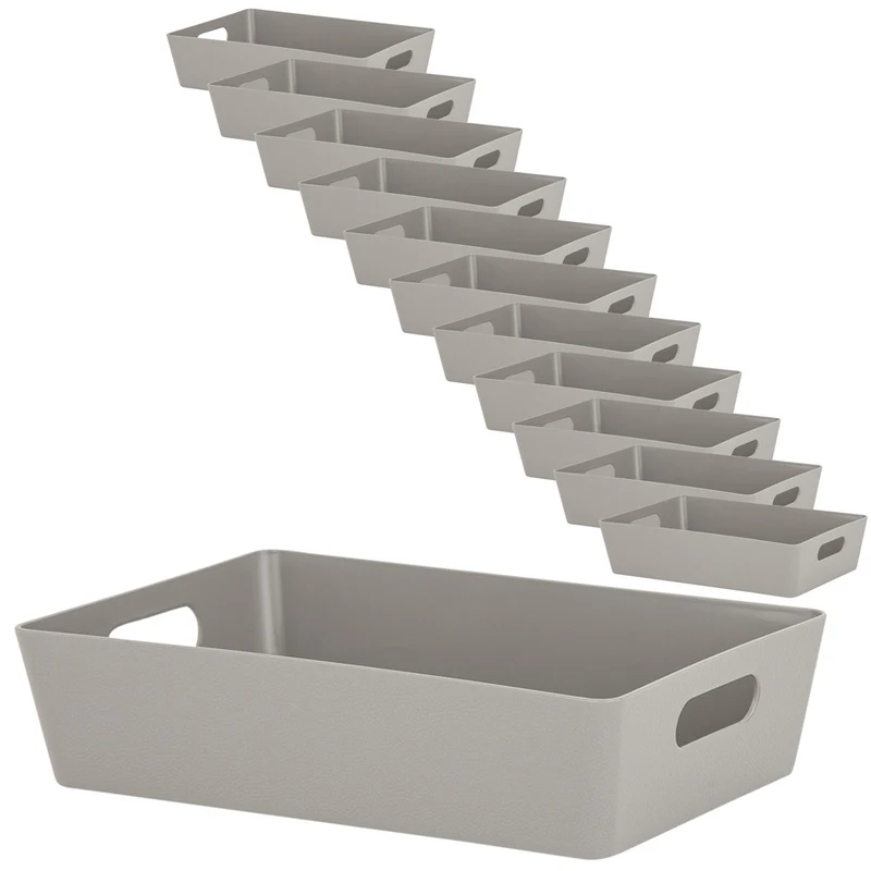 Organizerbox - DINA5 - 25x17x6cm - Ordnungssystem Schubladenorganizer Aufbewahrungskorb