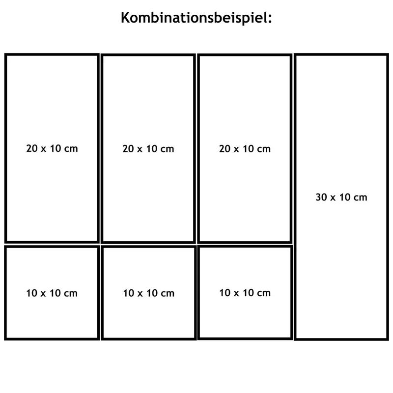Ordnungsbox - 20x10x10 cm - ANTHRAZIT Lederoptik - Ordnungskorb - Regalorganizer Wandregal