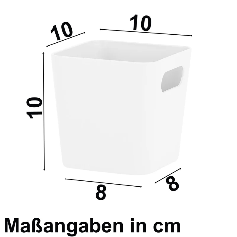 Ordnungsbox - 10x10x10cm - Ordnungssystem Schubladenorganizer Aufbewahrungskorb Organizer
