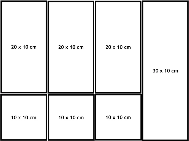Ordnungsbox - 10x10x10cm - Ordnungssystem Schubladenorganizer Aufbewahrungskorb Organizer
