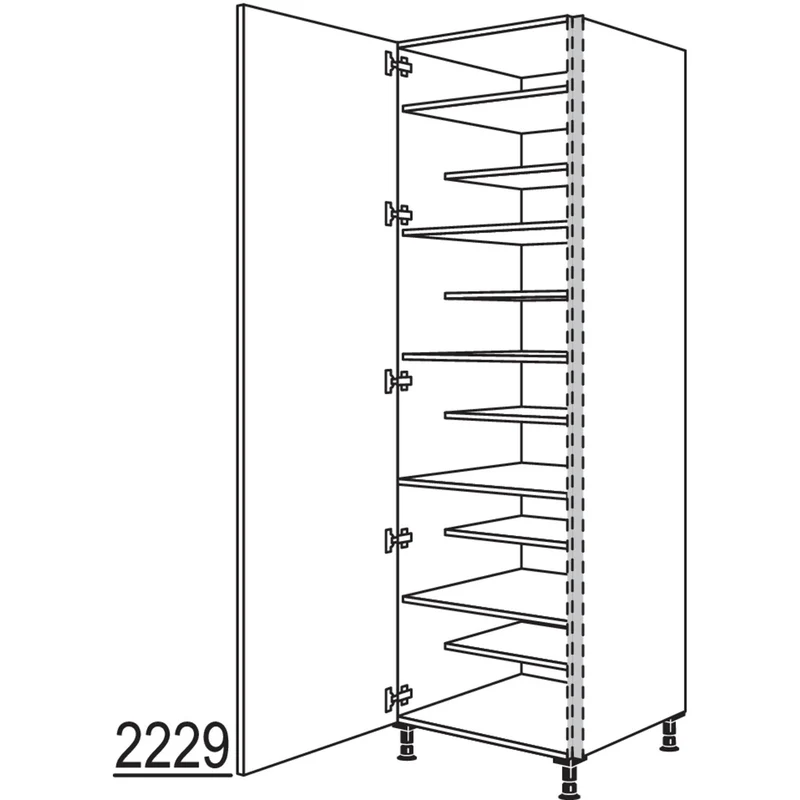 nobilia XL-Schuhschrank NHSWSF40-3X