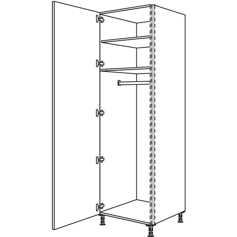 nobilia XL-Garderobenschrank NHSWGF40-3X 40 cm