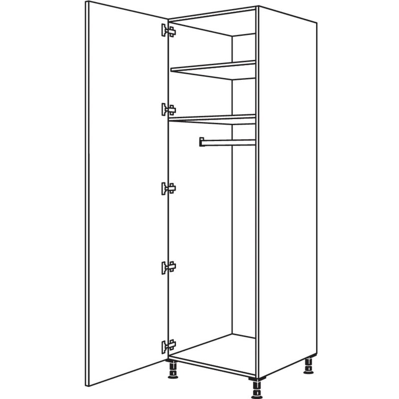 nobilia Garderobenschrank HWGF40-3 40 cm