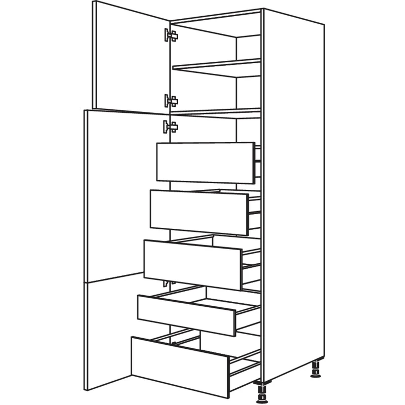 nobilia Hochschrank HI40-2 40 cm
