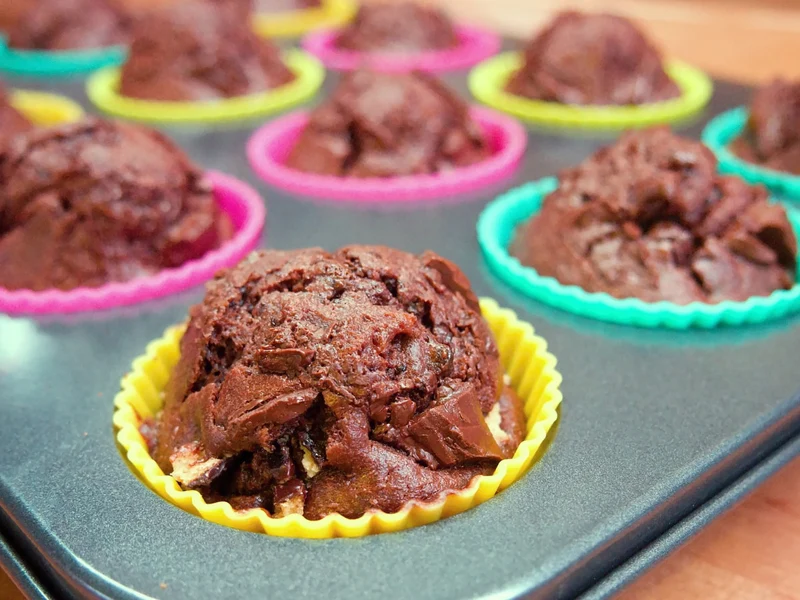 Silikon Muffinförmchen 8 Stück Muffins Cupcake Brownie Backform