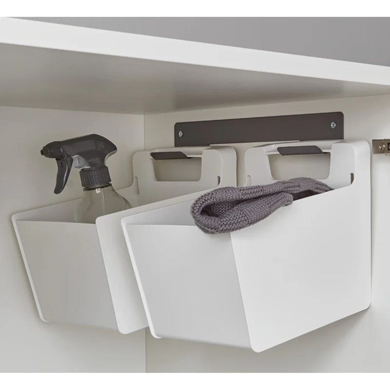 nobilia 2 Utensilienbehälter mit Wandhalterung Laundry-Area UBWLA 43,6 cm