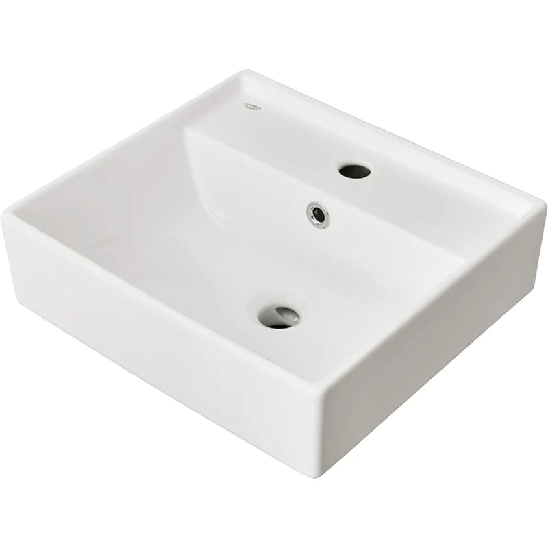TURKUAZ: Möbelwaschtisch CUBO 43, Keramik, Weiß Hochglanz 87730 43 cm